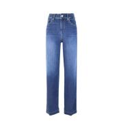 Blå Denim Flare Jeans