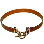 Pre-owned Leather belts