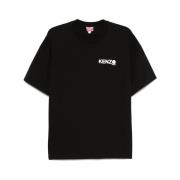 Sort Crew Neck T-skjorte