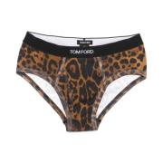 Leopard-Print Briefs Brun Undertøy