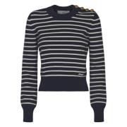 Slim Sailor Crew Neck Sweater