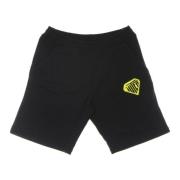 Svart Stencil Sweatshorts