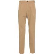 Beige Stretch Bomullsbukser