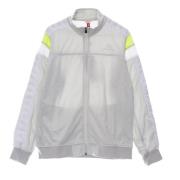 Slim Herre Track Jacket Grå Lime