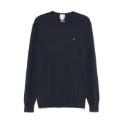 Navy Blue Crew Neck Sweater