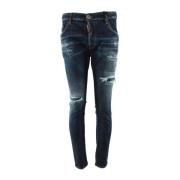 Blå Herre Jeans Super Twinky Stil