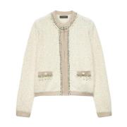 Kort Brodert Cardigan