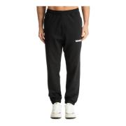 Elastisk midje joggers med logodetalj