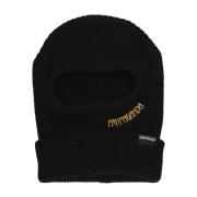 Sort Unisex Triangel Balaclava Hodeplagg