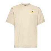 Bee Grafisk Crewneck T-skjorte Beige