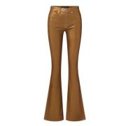 Gull Metallic Skinny Flare Jeans