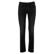 Svart Denim Slim Fit Bukser