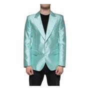 Mint Grønn Silke Slim Fit Blazer