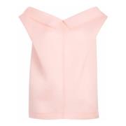 Silke Off-Shoulder Rosa Bluse