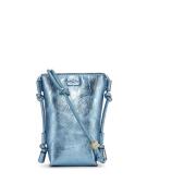 Blå Metallic Crossbody Veske Curacao