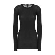 Rib Long Sleeve T-skjorte