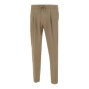 Stretch Crepe Herre Bukser Taupe