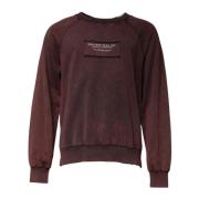 Brun Bomull Logo Crew Neck Sweater