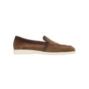 Brune Skinnloafers for Menn