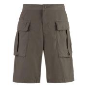 Bomull Cargo Bermuda Shorts