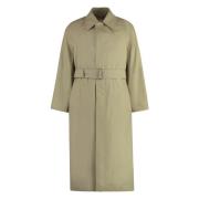 Klassisk Bomull Trenchcoat