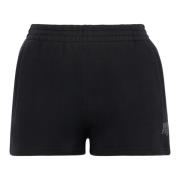 Bomullsshorts med elastisk linning