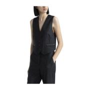 Lurex ullflanell vest