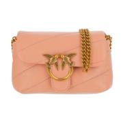 Nappa Skinn Quiltet Crossbody Veske