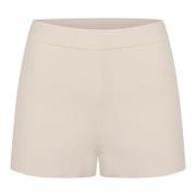 Strikket Elastisk Midje Shorts