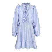 Zinka Solid Dress - Light Blue