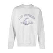 Logo Print Bomull Track Club Sweater