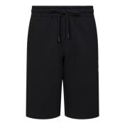 Sort Brodert Bomullsbland Shorts