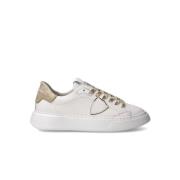 Hvite Skinn Sneakers for Moderne Kvinner