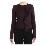 Elegant Lilla Blazer Bomullsblanding