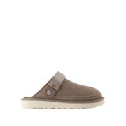 Shearling Slip-On Tøfler Brun