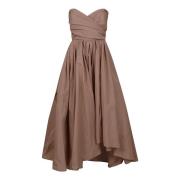 Rosa & Lilla Strapless Kjole