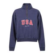 USA Quarter Zip Bomullsgenser