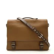 Pre-owned Leather briefcases