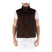 Grønn Matte Nylon Termisk Isolert Vest