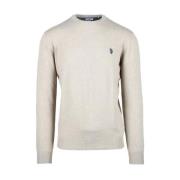 Kashmir Ullblanding Beige T-skjorte