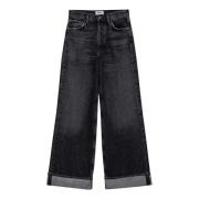 Palazzo Style Denim Jeans