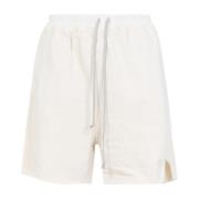 Drkshdw Zipper Detail Drawstring Cotton Shorts