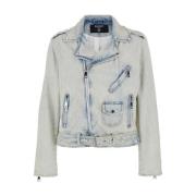 Denim Bikerjakke