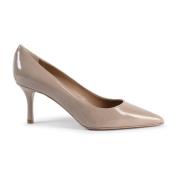 Elegant Patent Skinn Pumps Italiensk Håndverk