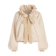 Beige Topp for Kvinner