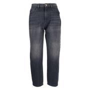 Høyt liv svarte denim jeans