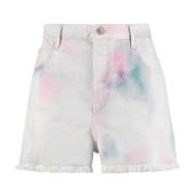 Tie-Dye Denim Shorts Ultimate Komfort