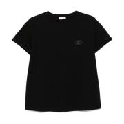 Sort Crew Neck T-skjorter og Polos