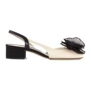 Slingback Antonie Off-white Leather