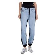 Svart Denim Jeans Casual Stil